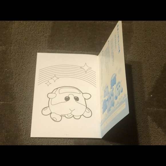 Pui Pui Molcar Coloring Book Japan Exclusive Nurie Kawaii Guinea Pig Cars - Picture 5 of 12